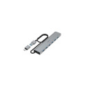 Hama 00200137 interface hub USB 3.2 Gen 1 (3.1 Gen 1) Type-A + Type-C 5000 Mbit/s Anthracite