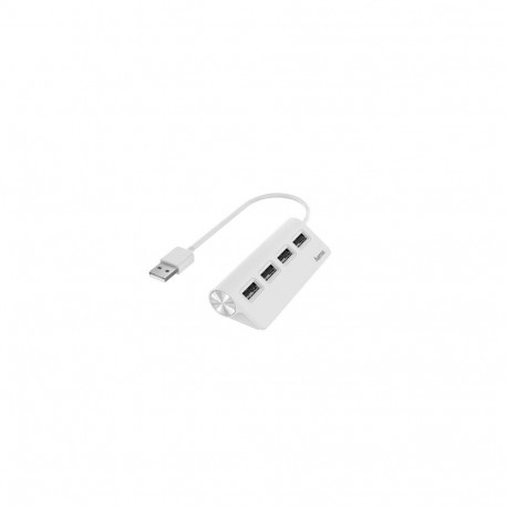 Hama 00200120 interface hub USB 2.0 480 Mbit/s White