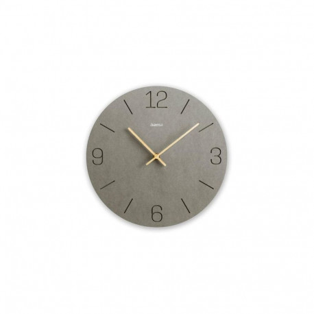 Hama Crete Quartz clock Round Grey