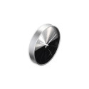 Hama Sicily Quartz clock Circle Black, Silver