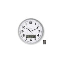 Hama 00185878 wall/table clock Analog clock Round Silver, White