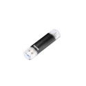 Hama Laeta Twin, 32GB USB flash drive USB Type-A / Micro-USB 3.2 Gen 1 (3.1 Gen 1) Black