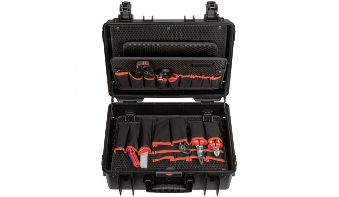 Knipex 00 21 35 tool storage case Black Aluminium, Polystyrene