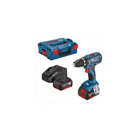 Bosch GSR 18V-28 + 2X GBA 18V 3.0AH + AL1820 CV 1900 RPM Black, Blue