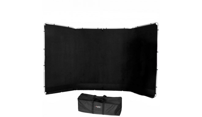 Manfrotto background Panoramic 4m, black