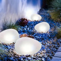 LED solar lamp in the shape of a stone 16 cm RC-K-1487