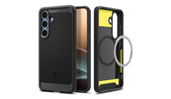 SPIGEN case RUGGED ARMOR MAG compatible with MagSafe for SAMSUNG S25 Plus matte black