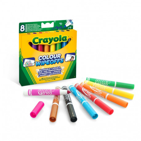 CRAYOLA Markers for whiteboard, 8 pcs