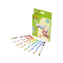CRAYOLA MINIKIDS 8 suurt dekoreeritud pliiatsit