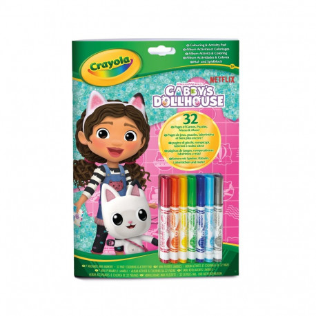 CRAYOLA GABBY´S DOLLHOUSE Värvimis- ja tegevusraamat