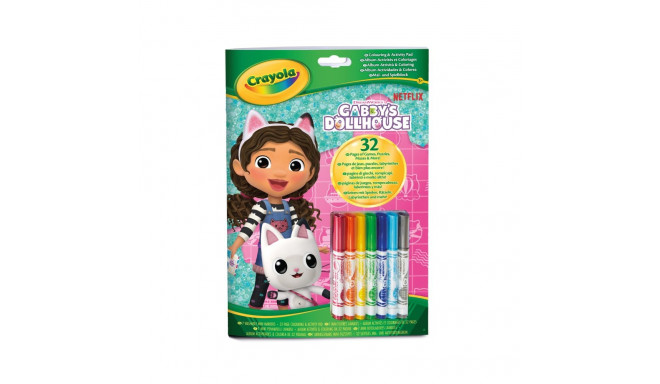 CRAYOLA GABBY´S DOLLHOUSE Värvimis- ja tegevusraamat