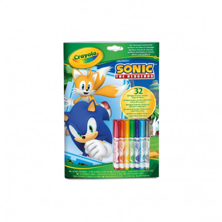 CRAYOLA SONIC Värvimis- ja tegevusraamat