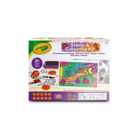 CRAYOLA Stamp & Colouring Kit