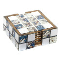 Костер DKD Home Decor Смола Деревянный MDF (6 pcs)