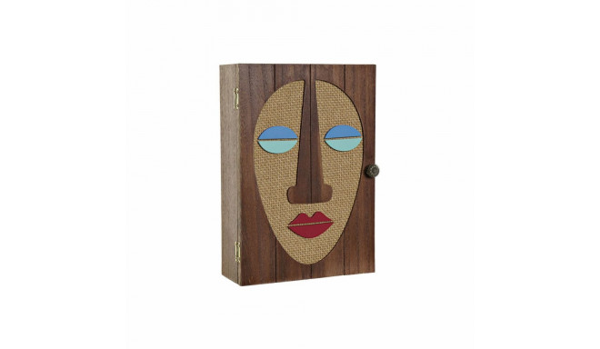 Dekoratiivne karp DKD Home Decor Kaasaegne Puit MDF (18 x 7 x 26 cm)