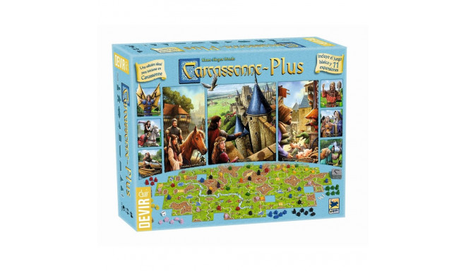 Board game Devir CARCASSO + BASICO & 11 EXPAN
