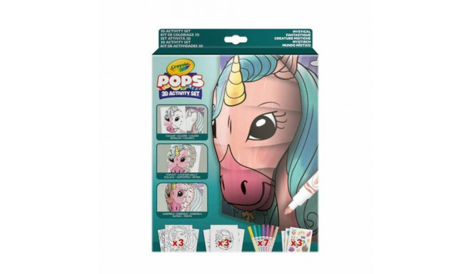 Krāsojamie attēli Crayola 3D Color Pops Vienradzis