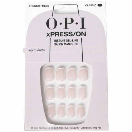 False nails Opi OPI xPRESS/ON Manicura Francesa 30 Pieces