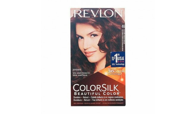 Ammoniaagivaba juuksevärv Colorsilk Revlon 26889 Kuldne vaskne kastan (1 Ühikut)