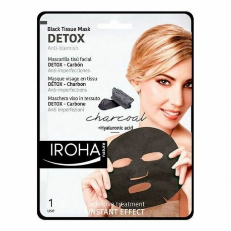 Attīrošas putas Detox Charcoal Black Iroha IROHA73 (1 gb.)