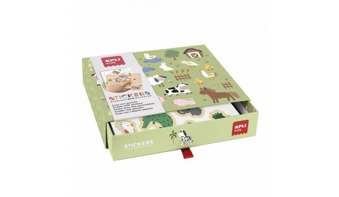 Stickers Apli Multicolour animals