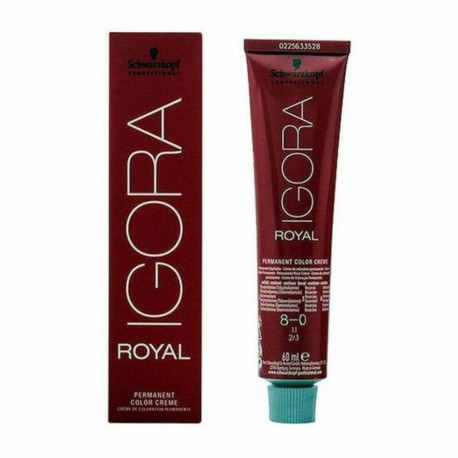 Püsivärv Schwarzkopf Igora Royal Nº 8-0 60 ml