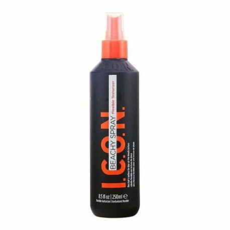 Elastīgas Fiksācijas Matu Laka Beachy I.c.o.n. ICONBeachySpray (250 ml) 250 ml