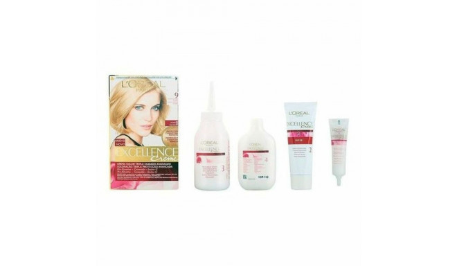 Permanent Dye Excellence L'Oreal Make Up Excellence Nº 9.0-rubio muy claro Nº 8.0-rubio claro 192 ml