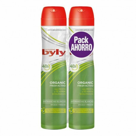 Pihustav deodorant Organic Extra Fresh Byly (2 uds)
