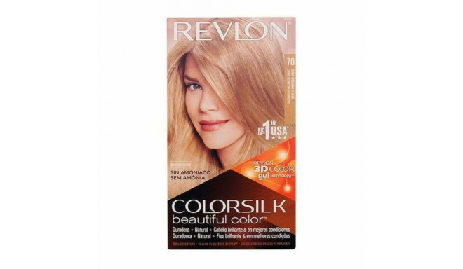Ammoniaagivaba juuksevärv Colorsilk Revlon 7239919070 Kerge tuhkblond (1 Ühikut)