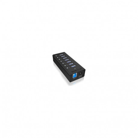 "HUB 7Port. Verfügt über 7x USB 3.0 Anschlüsse für Laufwerke ICY BOX"