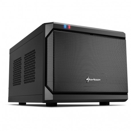 "Sharkoon QB One Schwarz - Midi/Minitower ITX, Mini-ITX 3,5 "" - PC-/Server Netzteil Kühler - USB, U