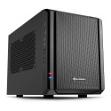 "Sharkoon QB One Schwarz - Midi/Minitower ITX. Mini-ITX 3.5 "" - PC-/Server Netzteil Kühler - USB. U