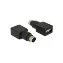 "DELOCK Adapter PS/2 Stecker > USB Typ-A Buchse"