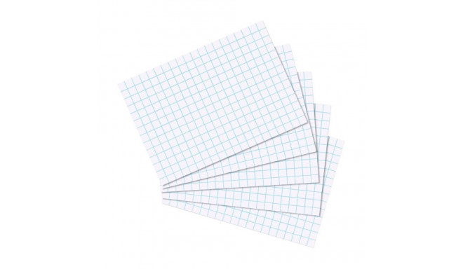 "Herlitz Karteikarte A7 kariert ws 100St hf eingeschweißt mit"