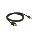 "DELOCK Mini DisplayPort zu DisplayPort Kabel 8K 60Hz 1m DP 8K zertifiziert"