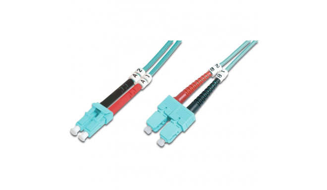 "DIGITUS LWL Patchkabel LC -> SC 2.00m Multimode Duplex OM3"
