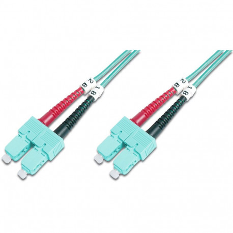 "DIGITUS LWL Patchkabel SC -> SC 1.00m Multimode Duplex OM3"