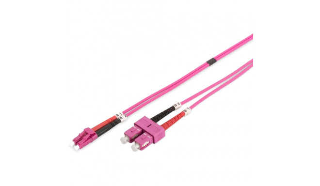 "DIGITUS LWL Patchkabel LC -> SC 10.00m Multimode Duplex OM4"