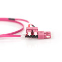 "DIGITUS LWL Patchkabel SC -> SC 2.00m Multimode Duplex OM4"