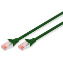 "DIGITUS Patchkabel Cat6 S/FTP 2xRJ45 10.0m grün Hebelschutz Polybeutel"