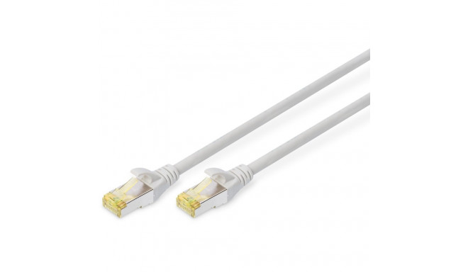 "DIGITUS Patchkabel Cat6a S/FTP 2xRJ45 5.0m grau Hebelschutz Polybeutel"