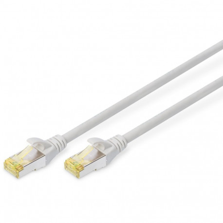 "DIGITUS Patchkabel Cat6a S/FTP 2xRJ45 3.0m grau Hebelschutz Polybeutel"