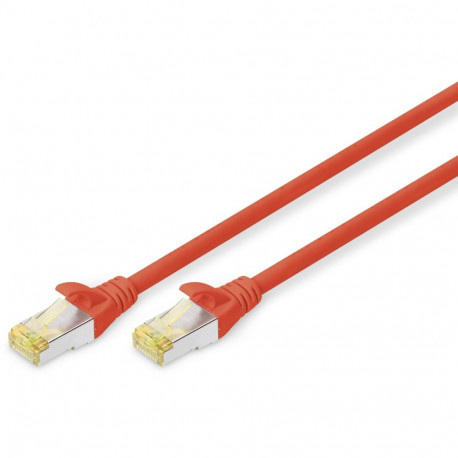 "DIGITUS CAT 6A S/FTP Patchkabel, 0,25m, rot"