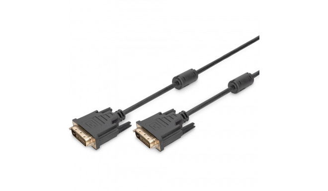 "DIGITUS DVI-D-Kabel DVI(24+1) -> DVI(24+1) St/St 2.00m schw Polybeutel"