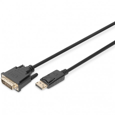 "DIGITUS DisplayPort Adapterkabel, DP auf DVI-D, 3,0m, sw"