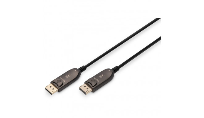 "DIGITUS DisplayPort Glasfaser Kabel AOC Hybrid 8K DP 1.4 20m"