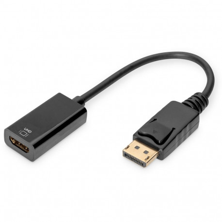 "DIGITUS DisplayPort Adapter DPort -> HDMI St/Bu 0,2m aktiv"