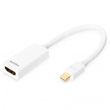 "DIGITUS DisplayPort Adapter Mini DP-->HDMI A St./Bu.0,15 wei"