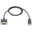 "DIGITUS DisplayPort Adapterkabel 5m 8K schwarz"